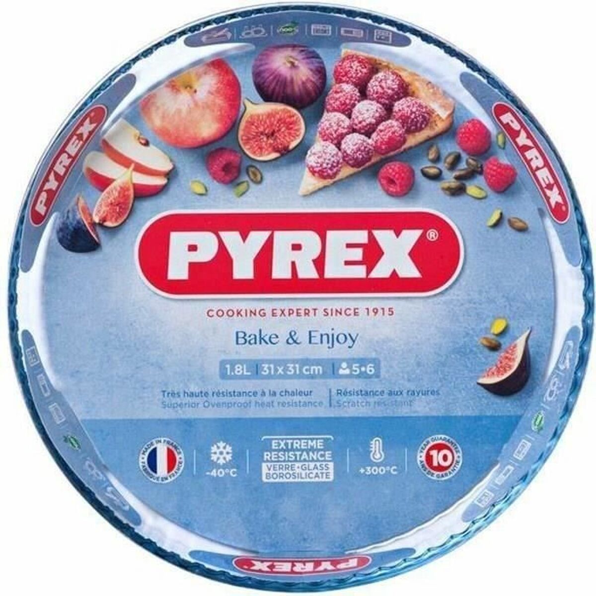 Formă de tort Pyrex Multicolor Transparent
