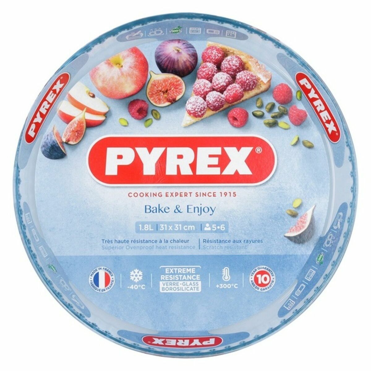 Formă de tort Pyrex Multicolor Transparent