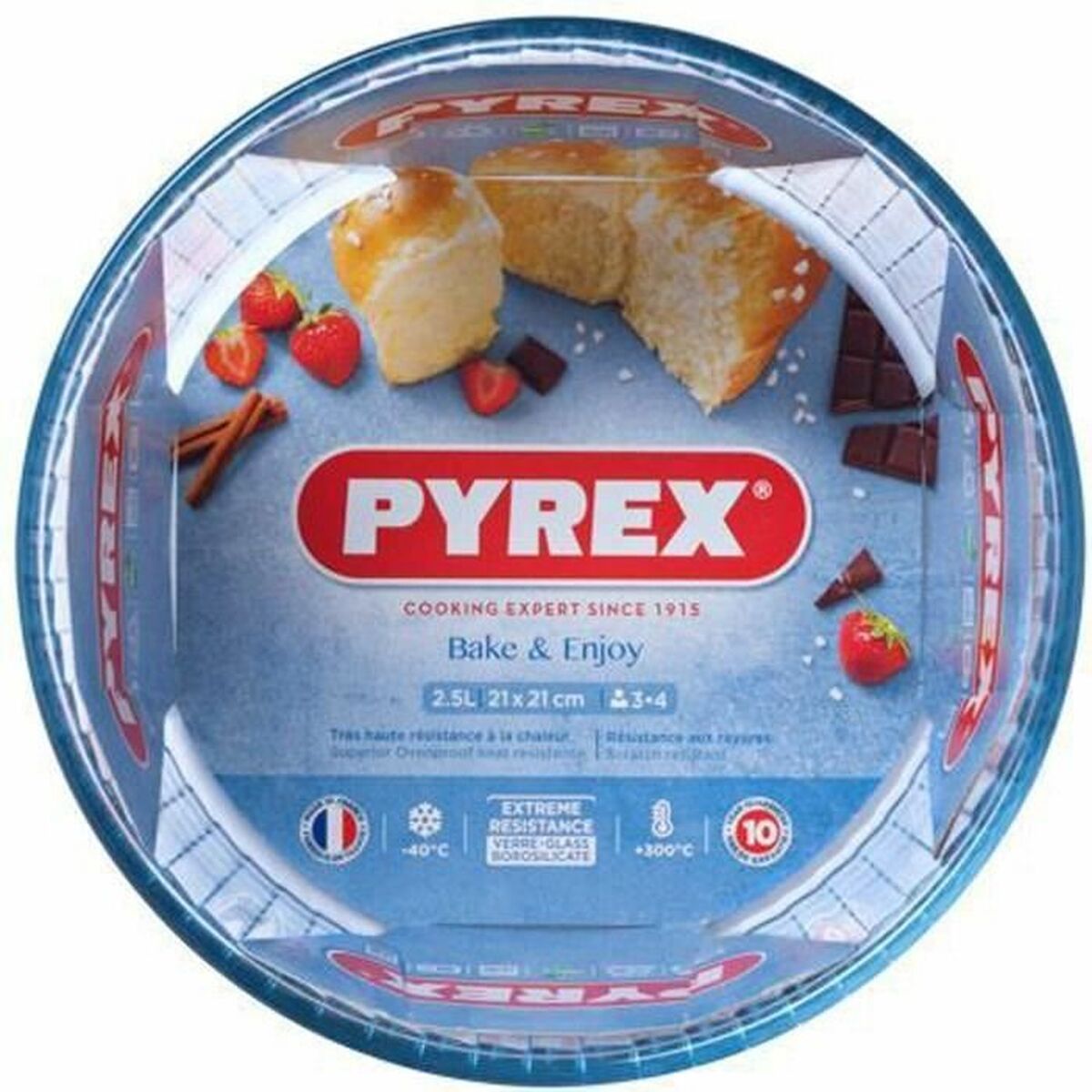 Formă pentru patiserie Pyrex Transparent