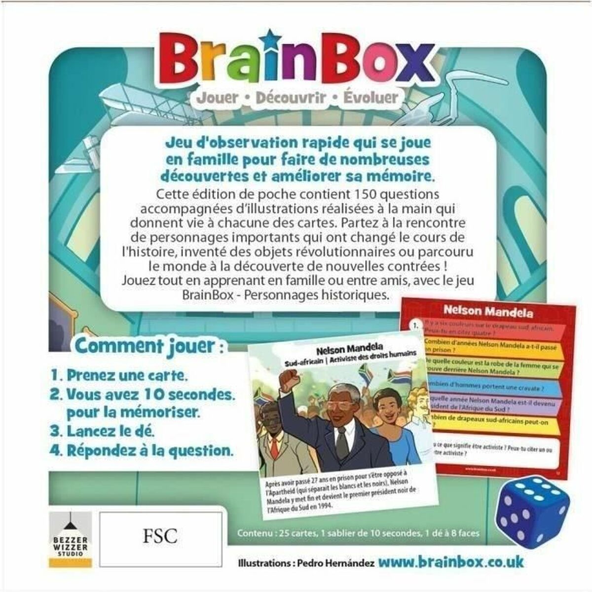 Joc Educativ Brainbox personnages historiques