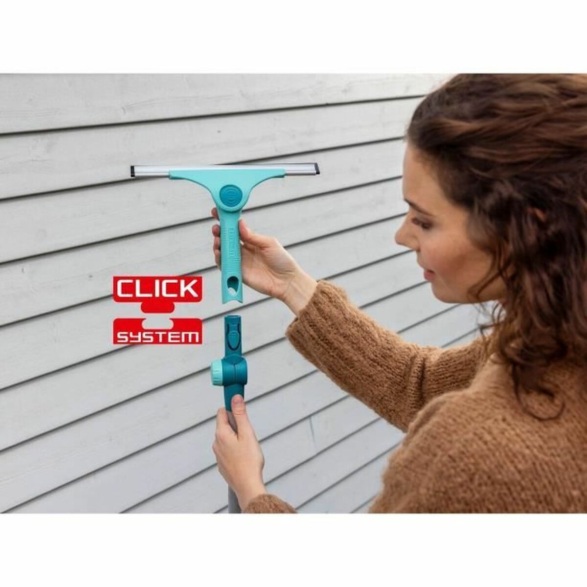 Soluție de Curățat Geamuri Leifheit Pro Reach 51425 M 28 cm Plastic Turquoise