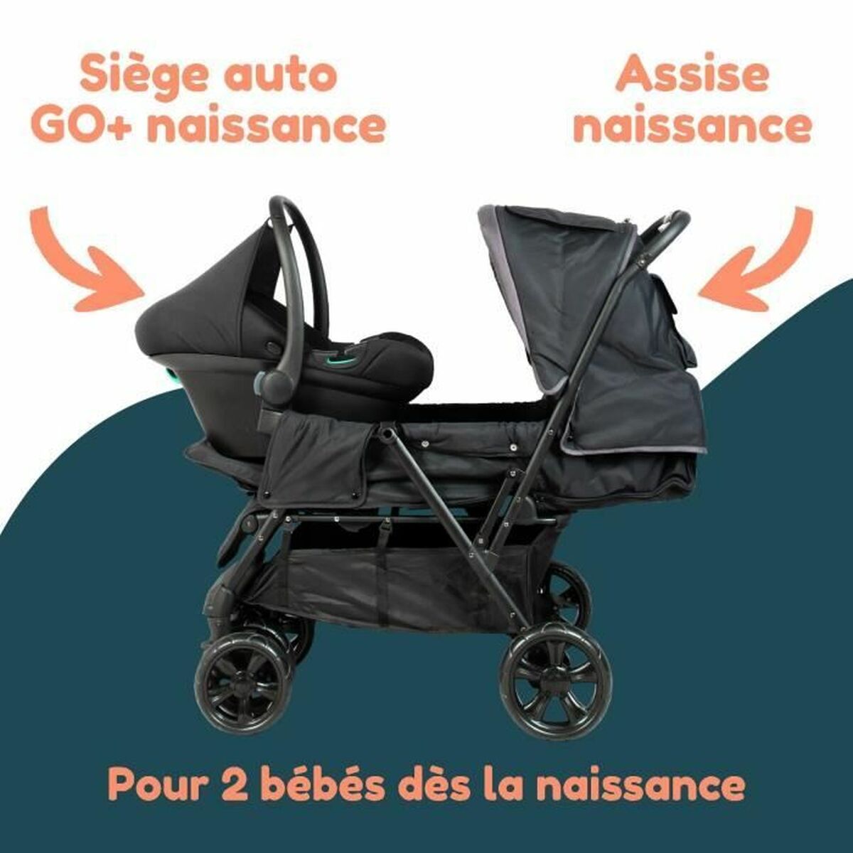 Cărucior de plimbat bebe Bambisol