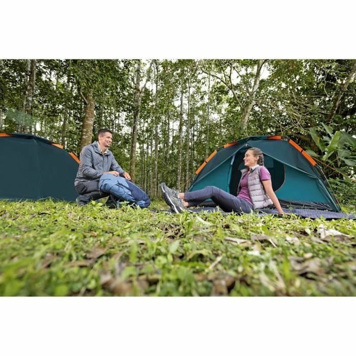 Saltea Gonflabilă Bestway 671BU Tritech Queen 203 x 152 x 36 cm (2 Unități)