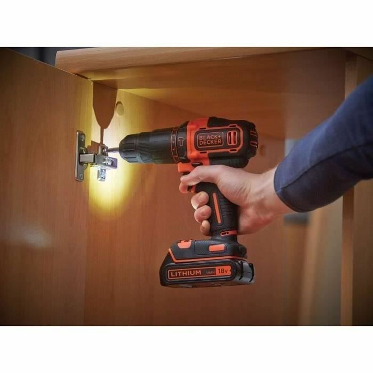 Șurubelniță electrică Black & Decker BDCHD18C2TA-QW 18V