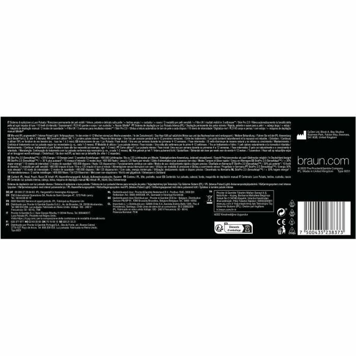 Epilator Electric Braun