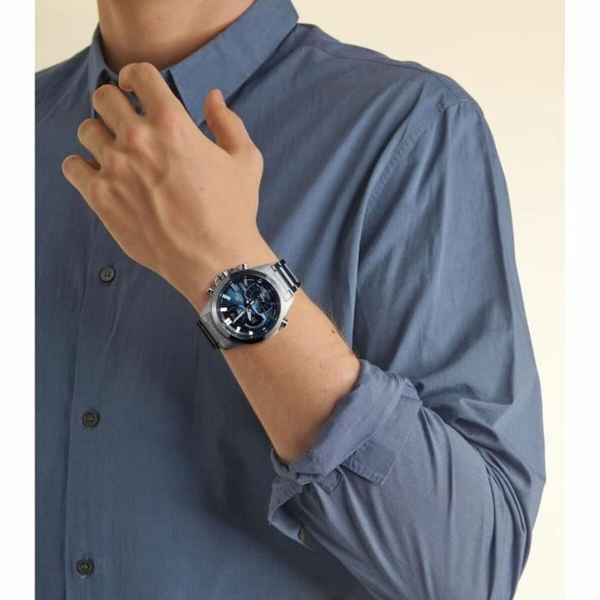 Ceas Bărbați Casio Argintiu