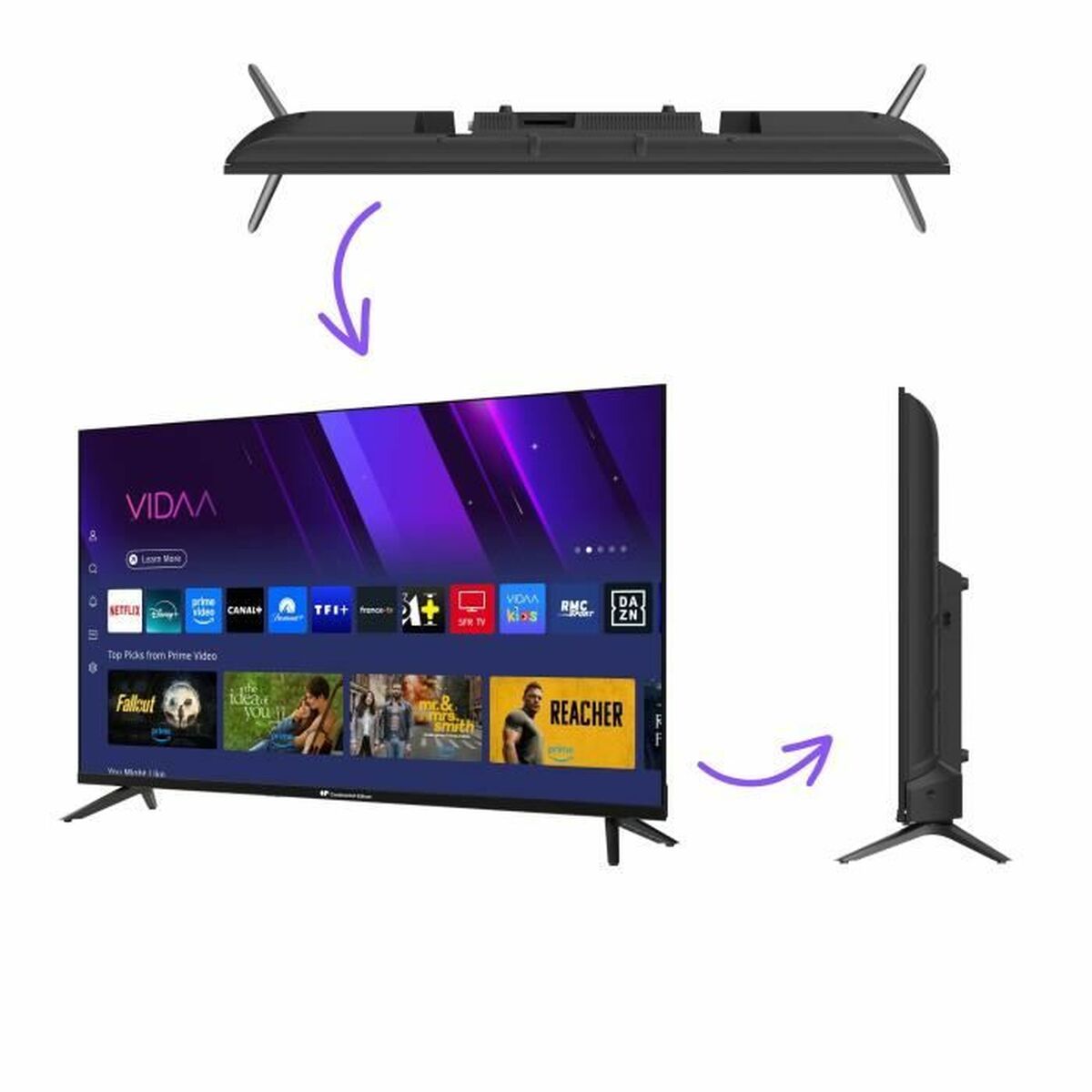 Smart TV Continental Edison CELED40SVFHD25B6 Full HD 40" LED HDR10 HD FullArray