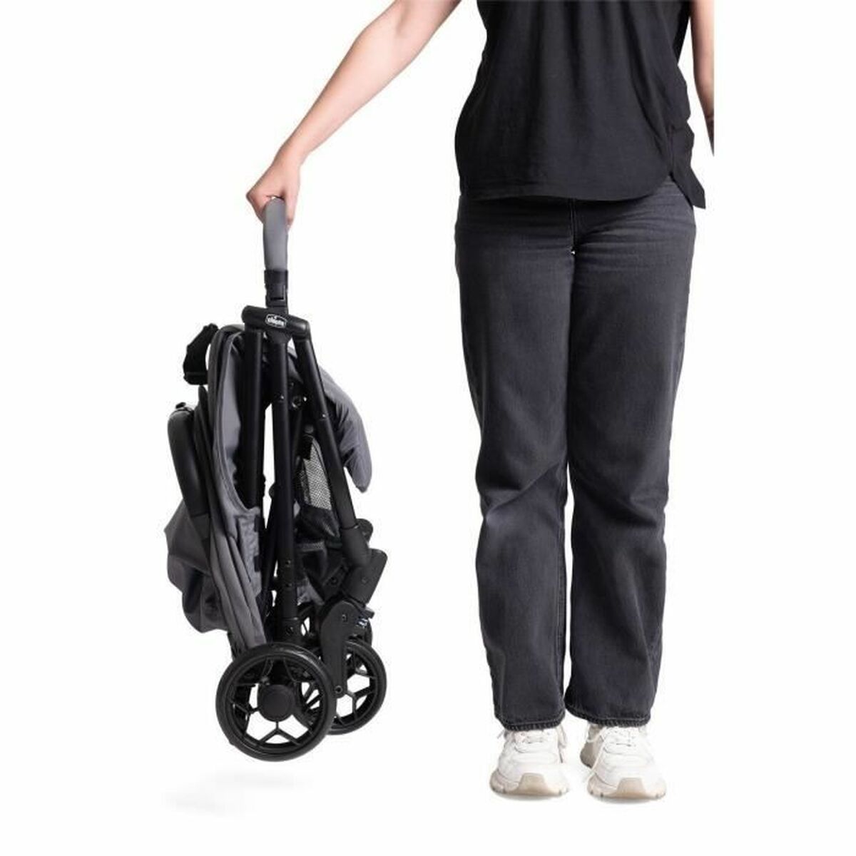 Cărucior de plimbat bebe Chicco Gri