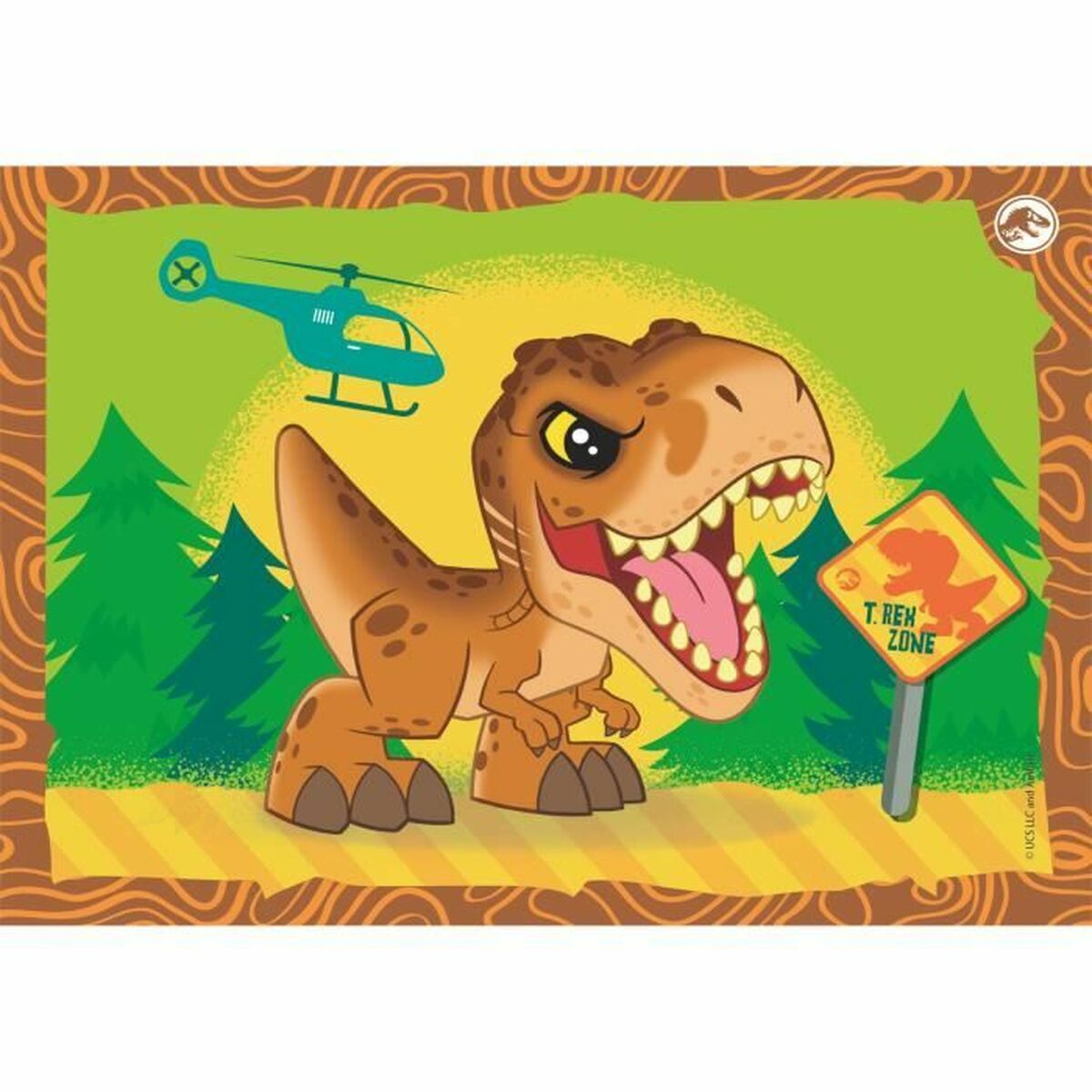 Puzzle Clementoni Jurassic World (4 Unități)