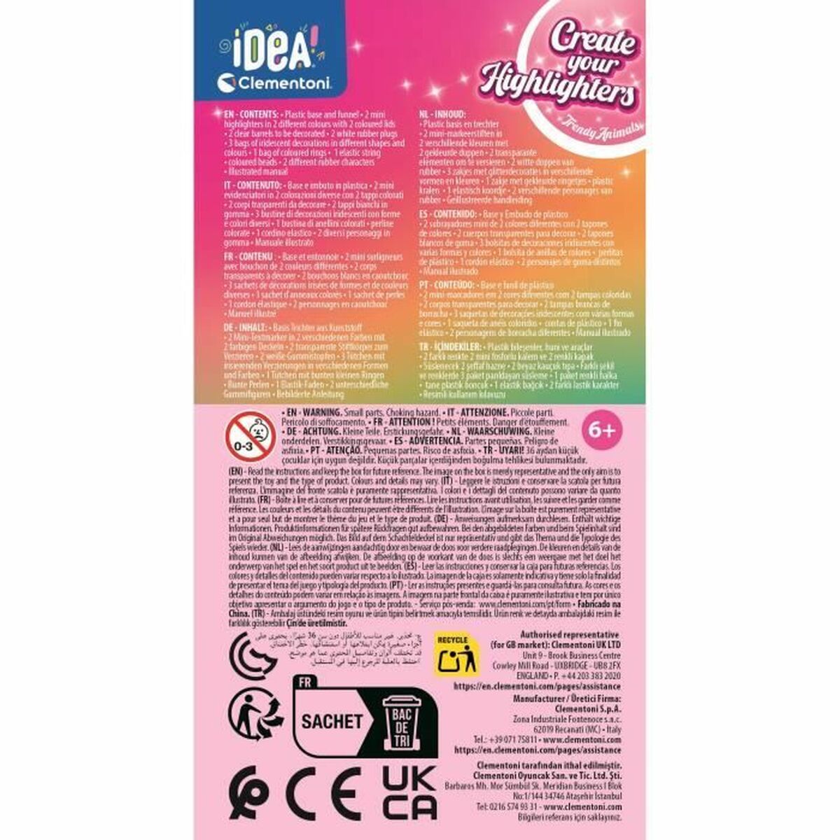 Puzzle Clementoni Trendy Animals