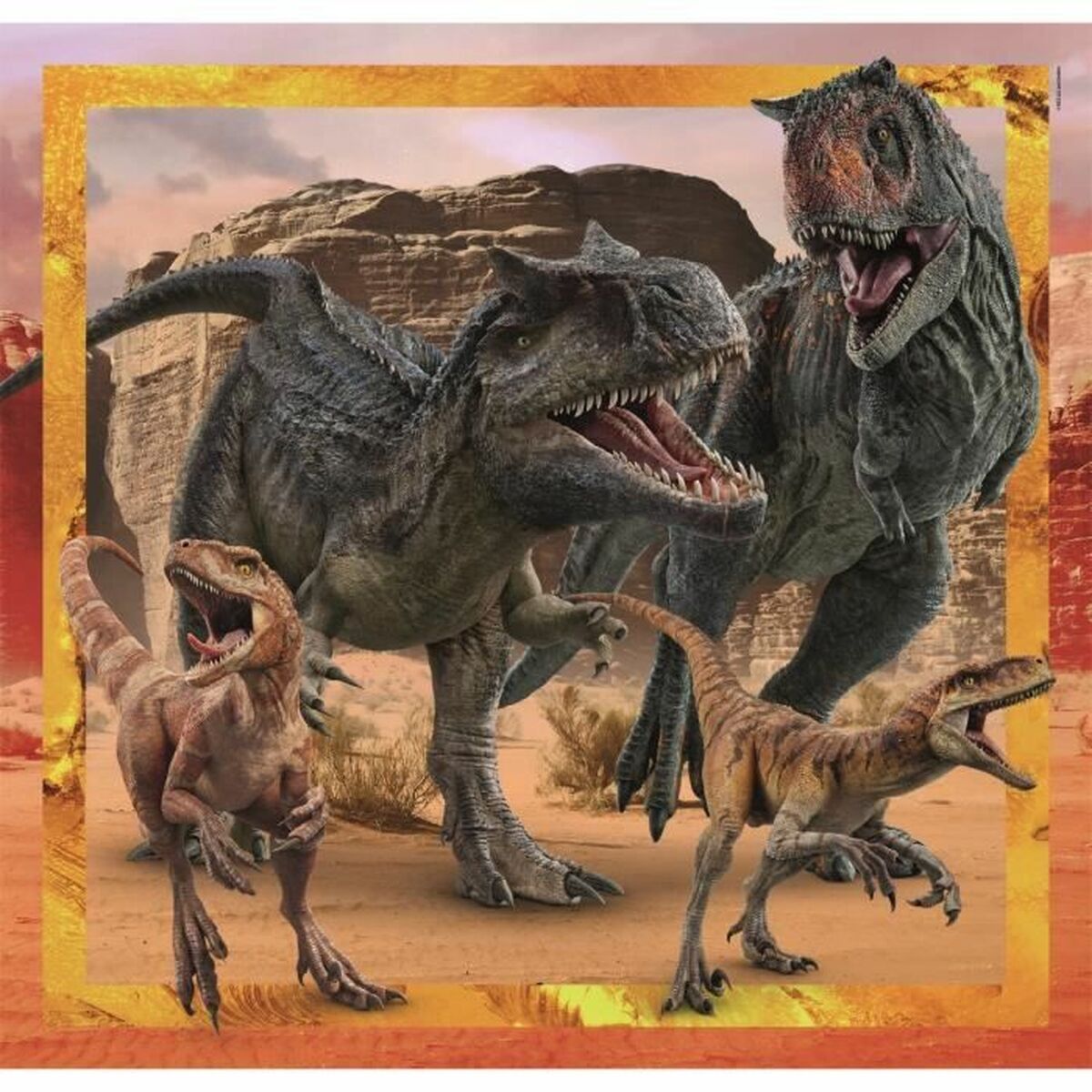 Puzzle Clementoni Jurassic World (3 Unități)