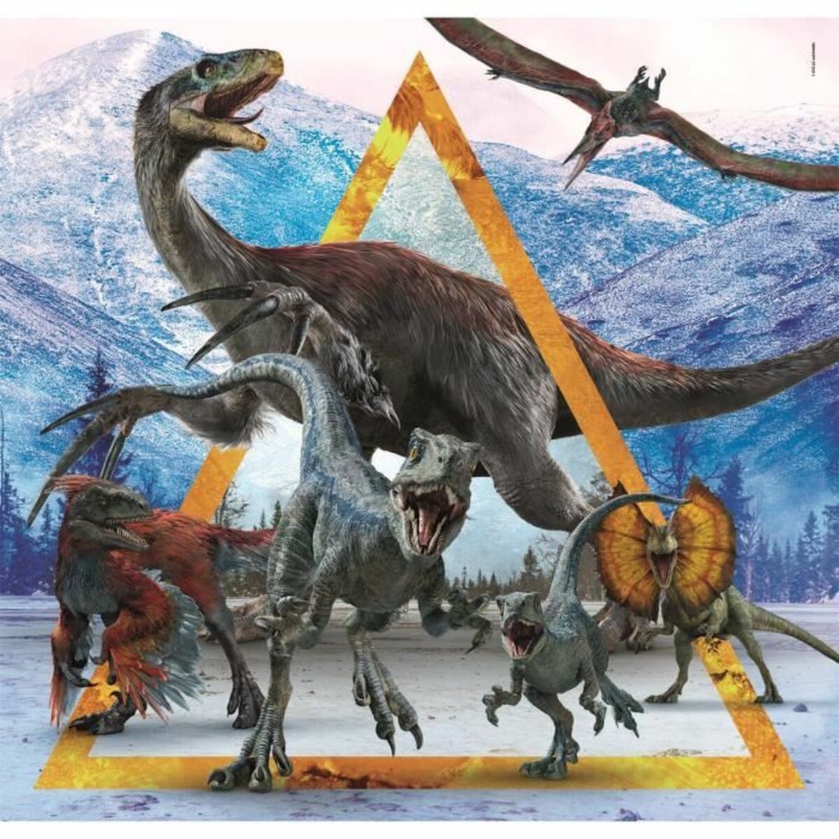 Puzzle Clementoni Jurassic World (3 Unități)