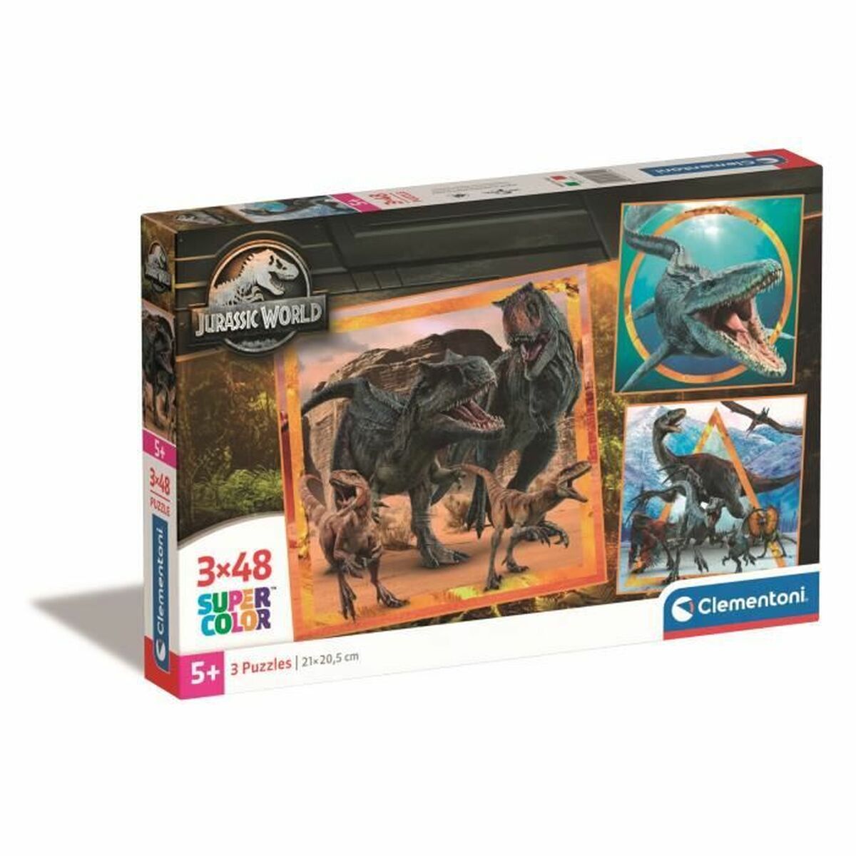 Puzzle Clementoni Jurassic World (3 Unități)