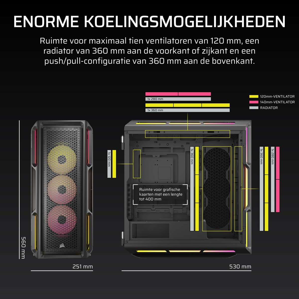 Unitate Semi-tower ATX Corsair Negru