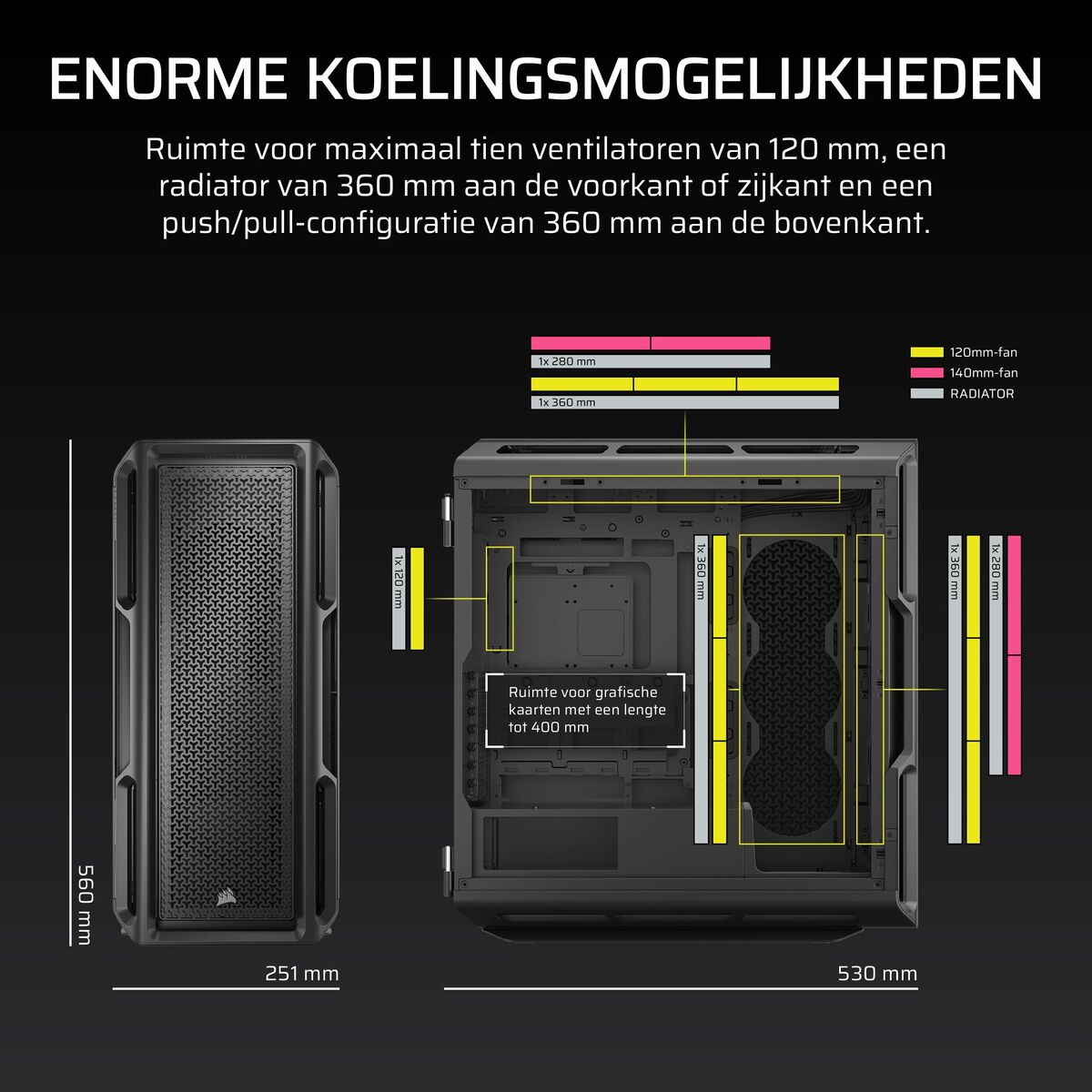 Unitate Semi-tower ATX Corsair Negru