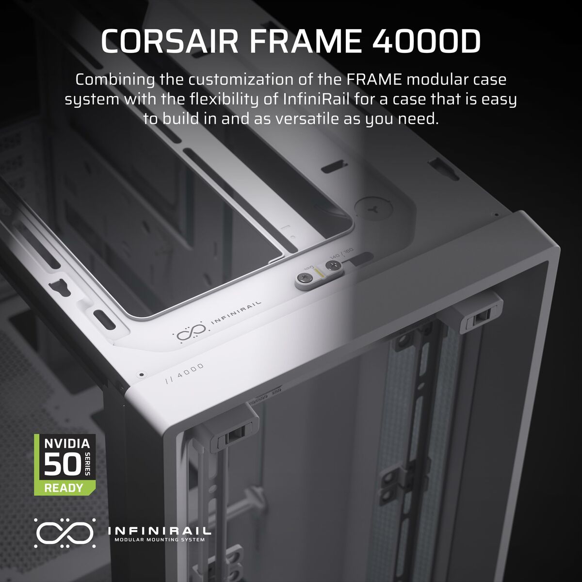 Unitate Semi-tower ATX Corsair Alb