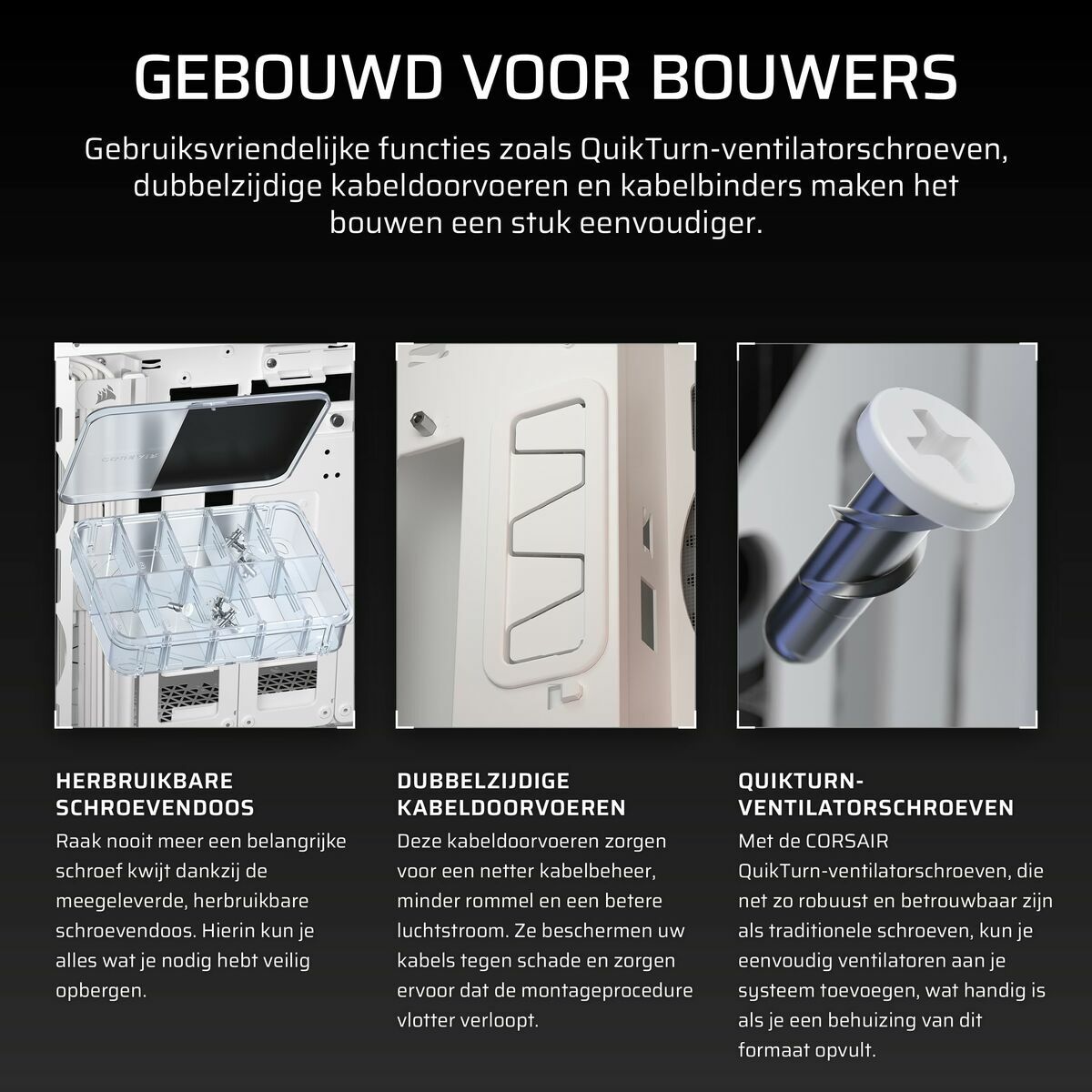 Unitate Semi-tower ATX Corsair Alb