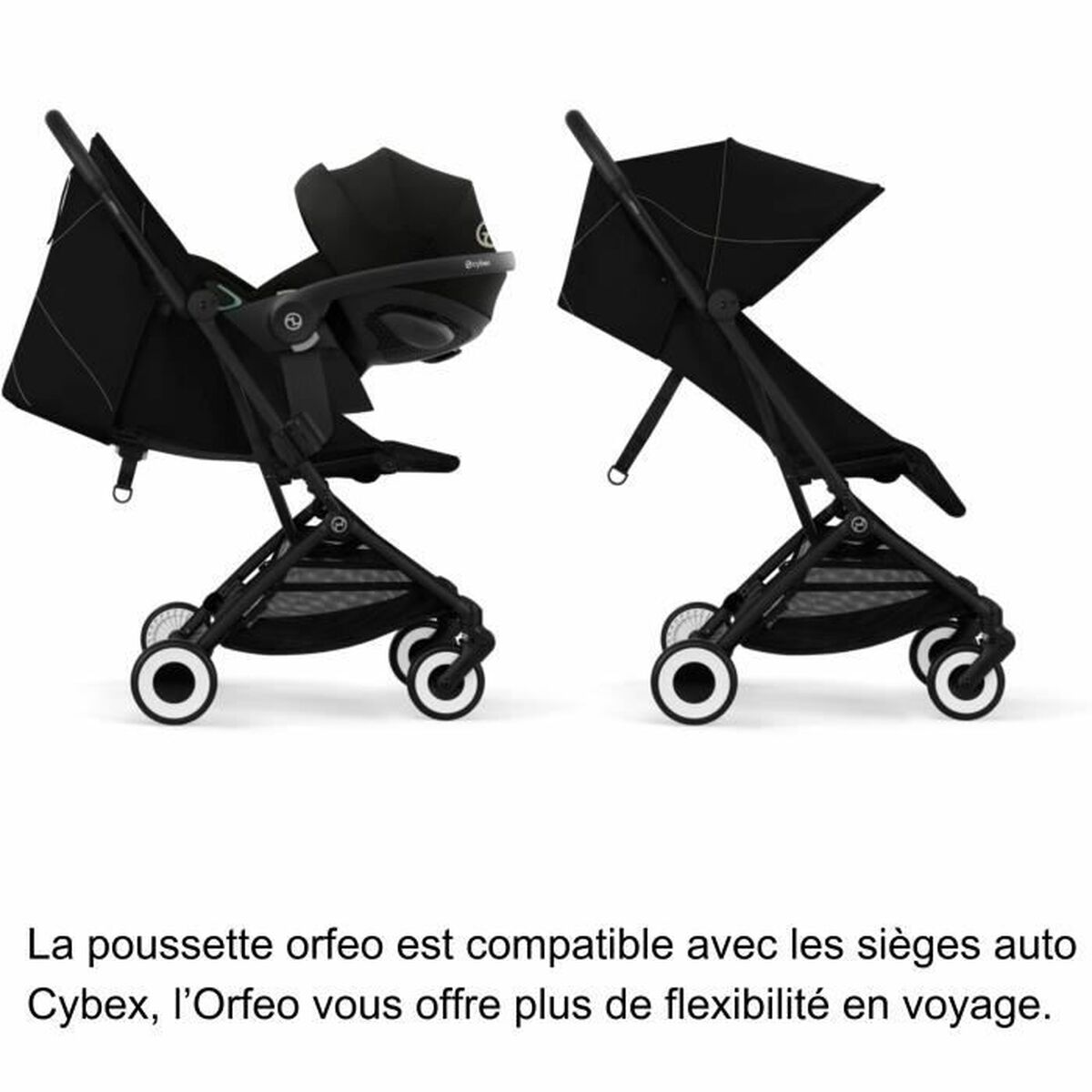 Cărucior de plimbat bebe Cybex Negru