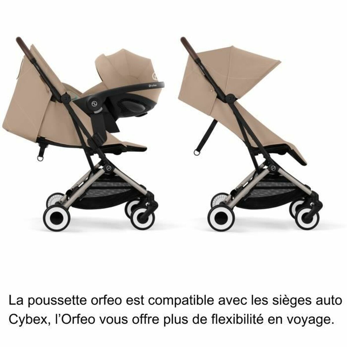 Cărucior de plimbat bebe Cybex Bej