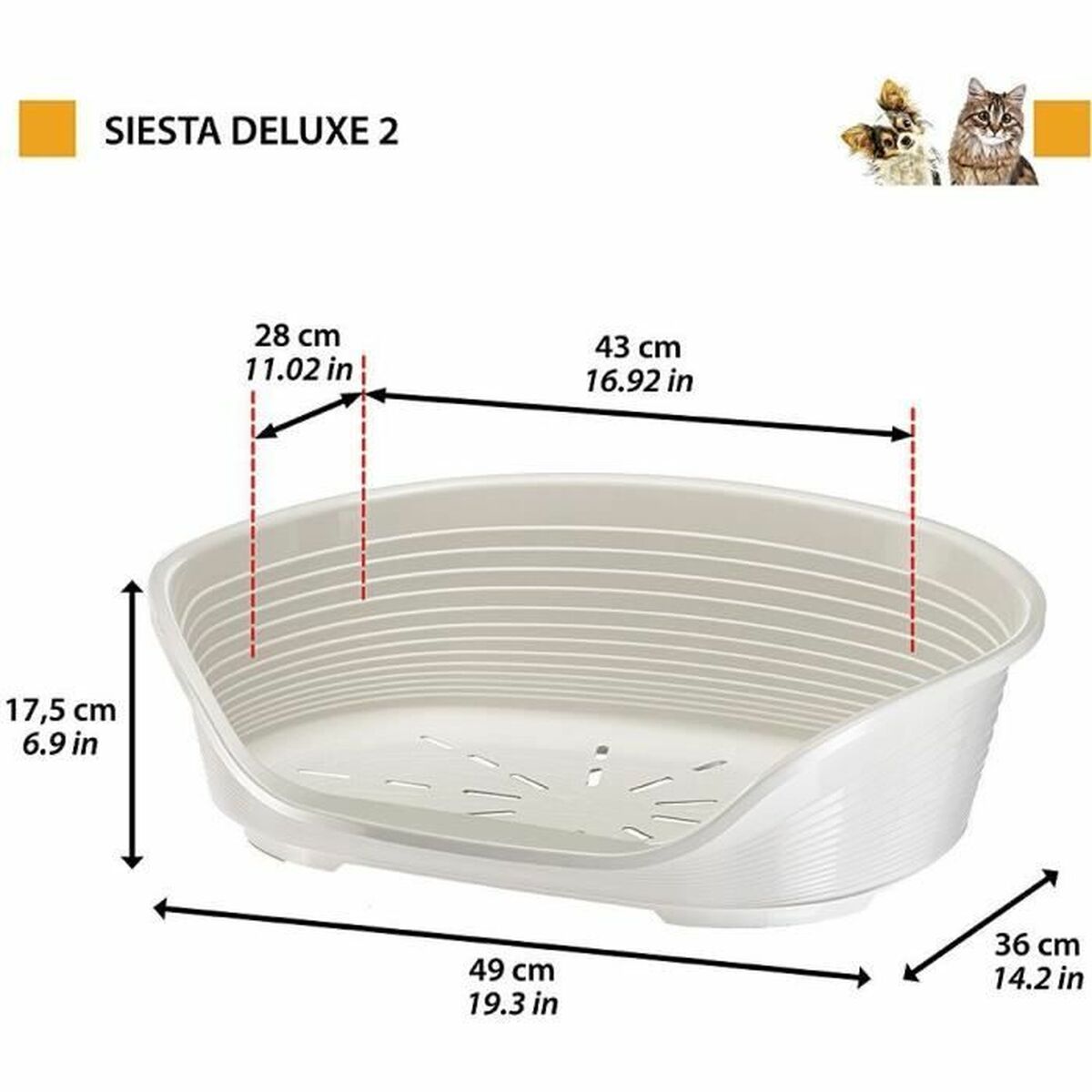 Pat pentru câine Ferplast