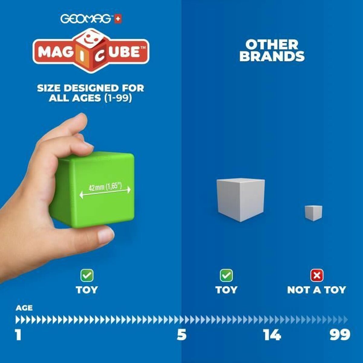 Set de Construcție Geomag Magicube 060