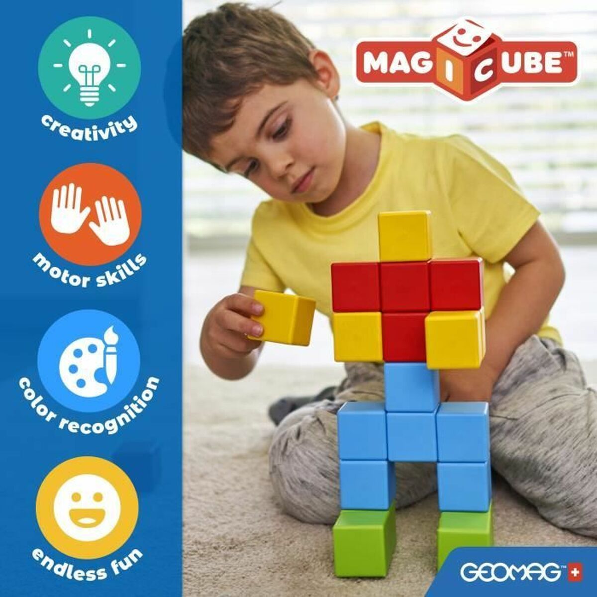 Set de Construcție Geomag Magicube