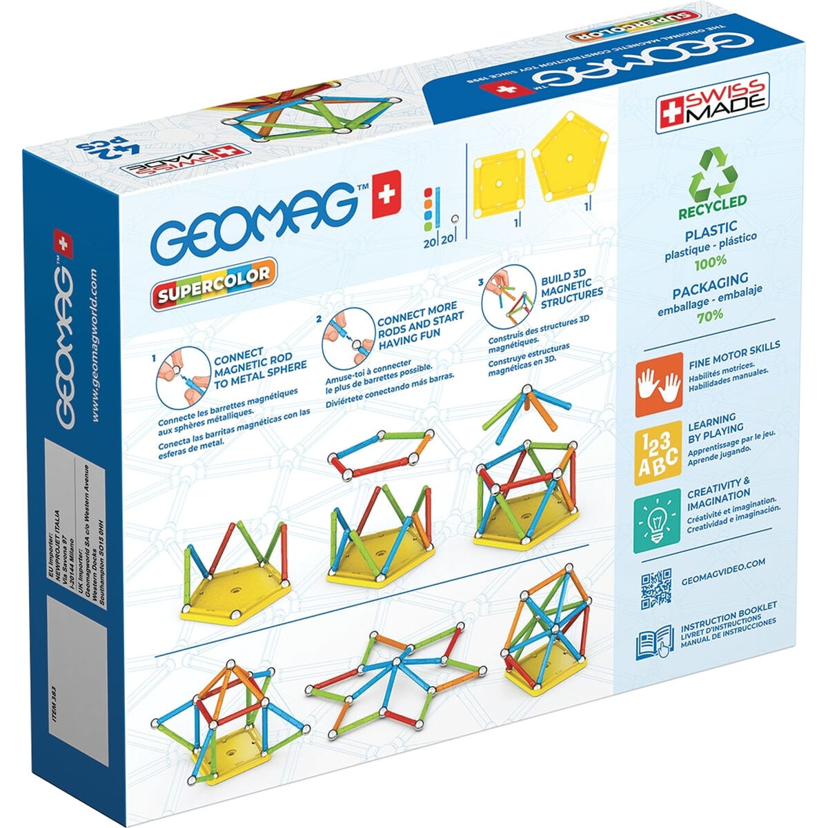 Joc Educativ Geomag 42 Piese
