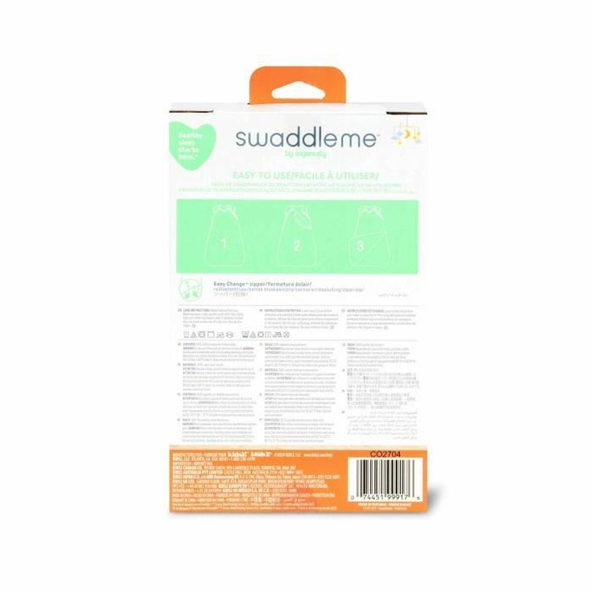 Sac de Dormit Ingenuity 6-18 Luni Bumbac