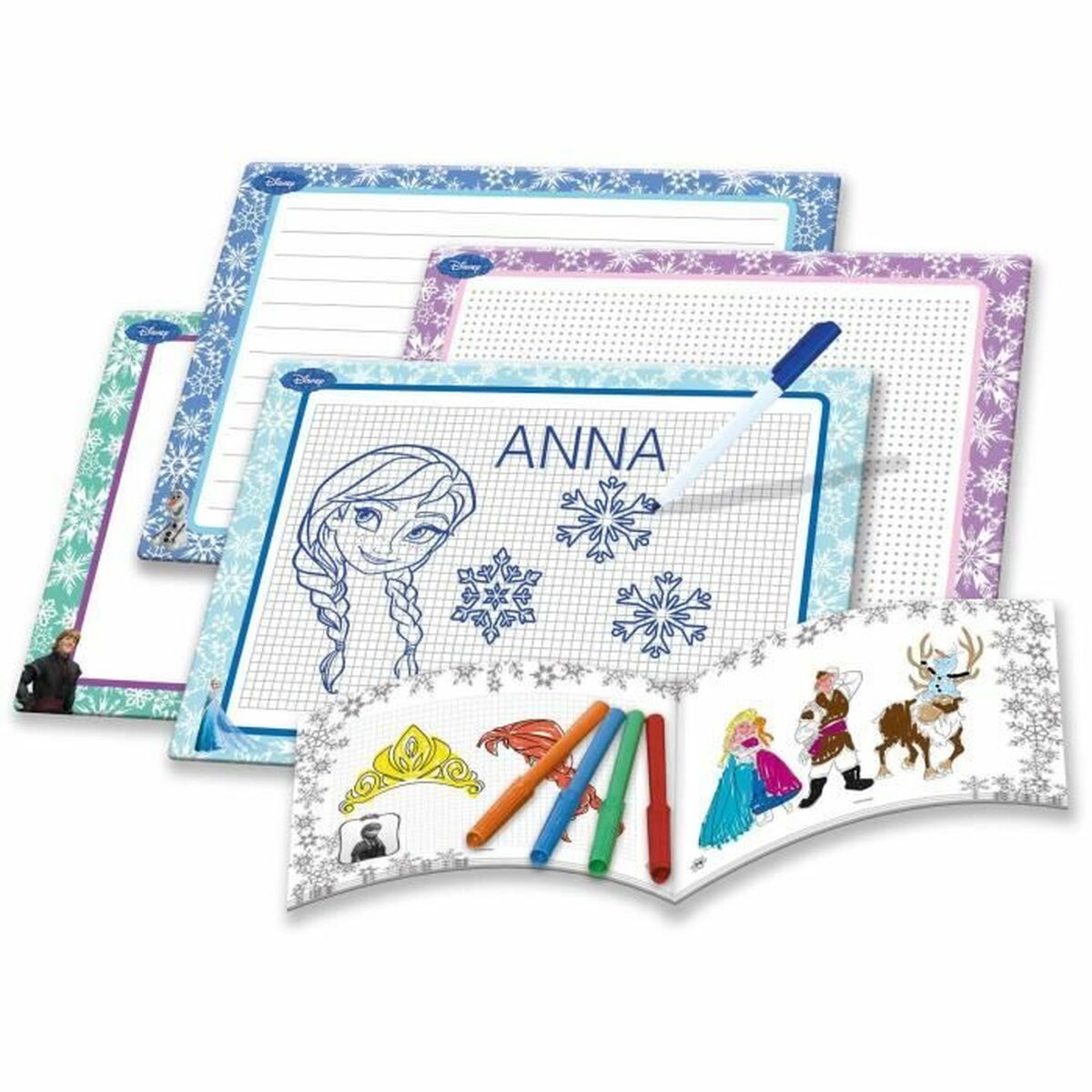 Bloc cu Desene pentru Colorat Disney FROZEN Multicolor