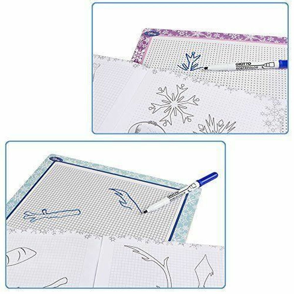 Bloc cu Desene pentru Colorat Disney FROZEN Multicolor