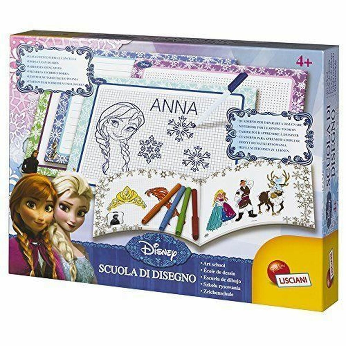 Bloc cu Desene pentru Colorat Disney FROZEN Multicolor