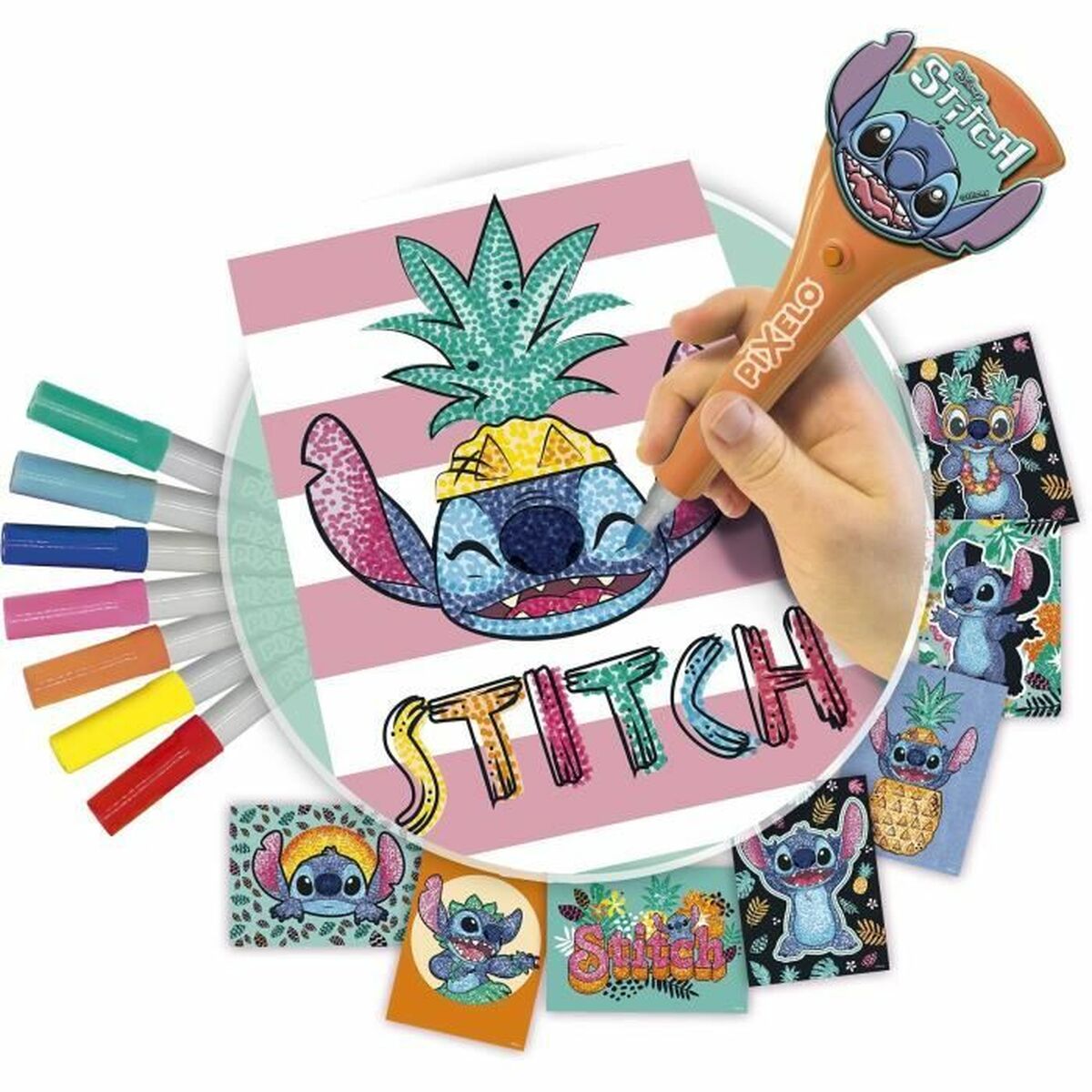 Set pentru Scris Lansay Pixelo Stitch 8 Piese