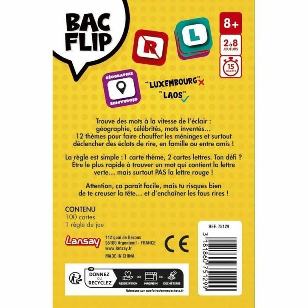 Joc de Masă Lansay 15 x 4 x 10 cm