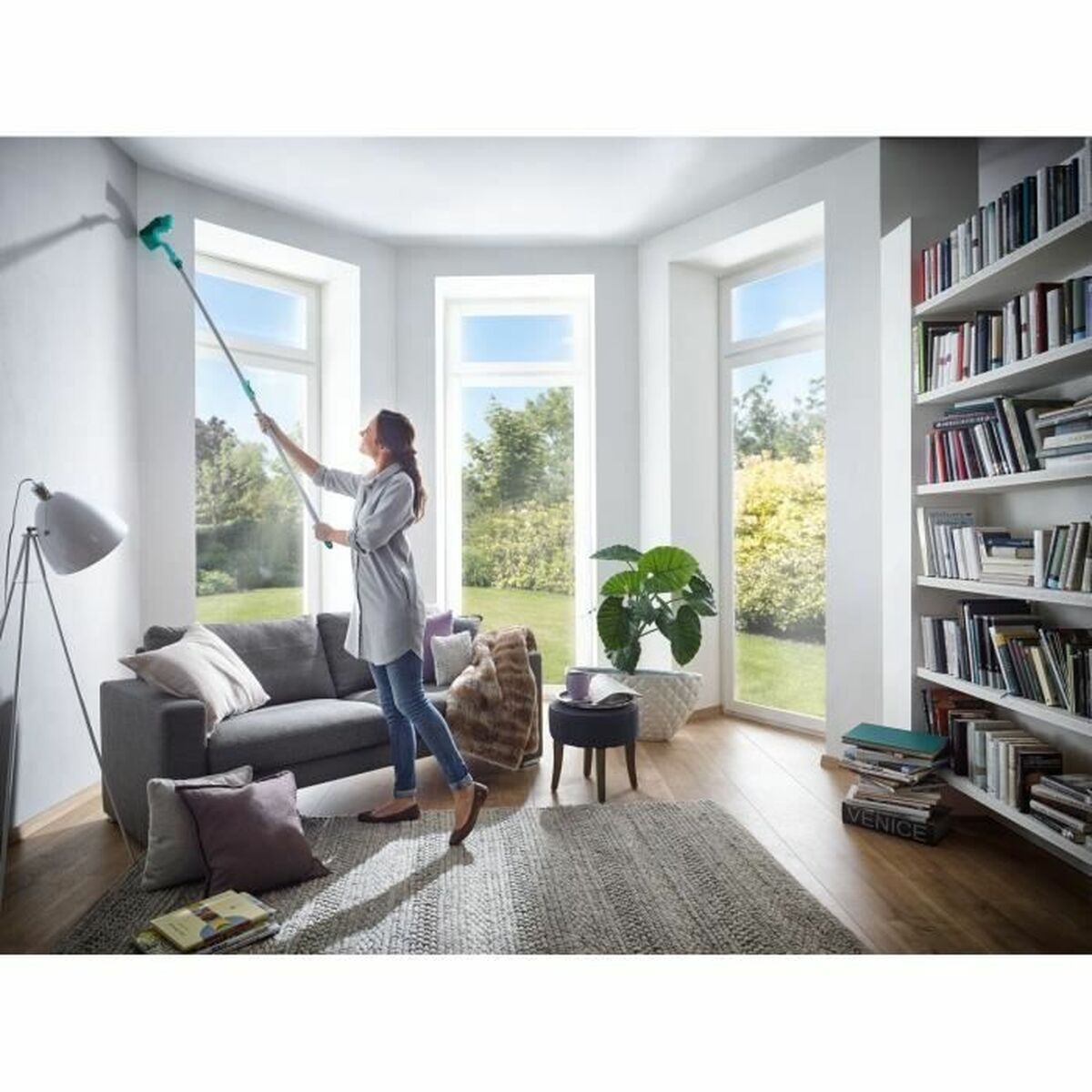 Perie de Curățare Leifheit 41524 Verde Triunghiular