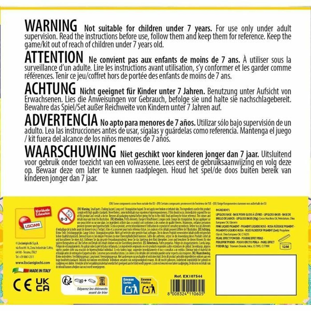 Set de Lucru Manual Lisciani Giochi The Moon Academy Moon Crystal Pendants