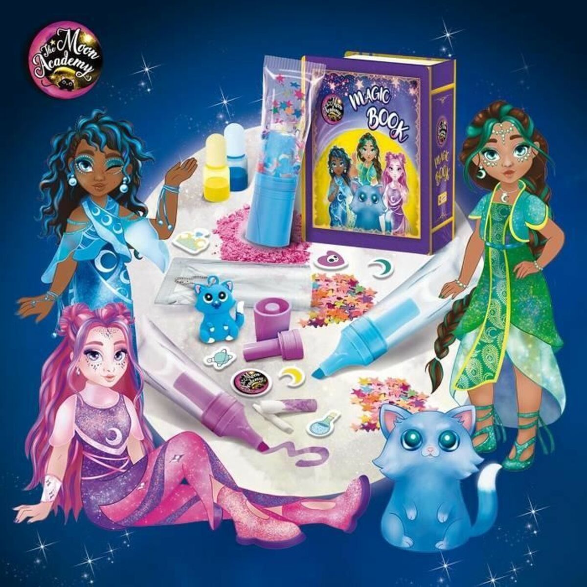 Set de Lucru Manual Lisciani Giochi The Moon Academy Moon Highlighters Multicolor