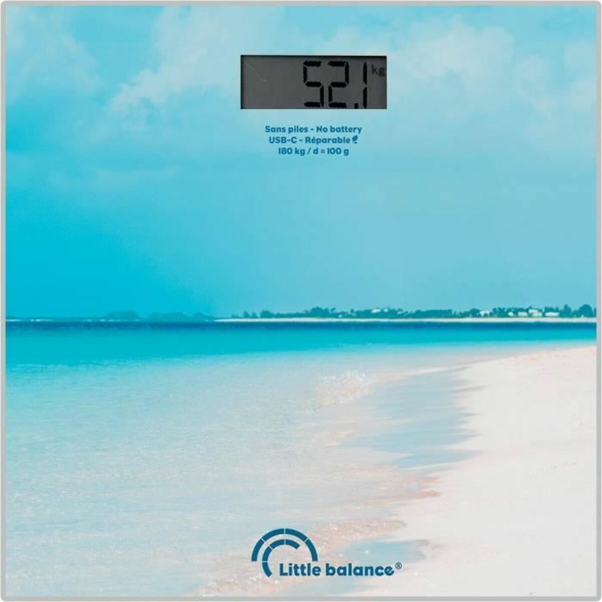 Cântar Digital de Baie Little Balance Caribe Albastru