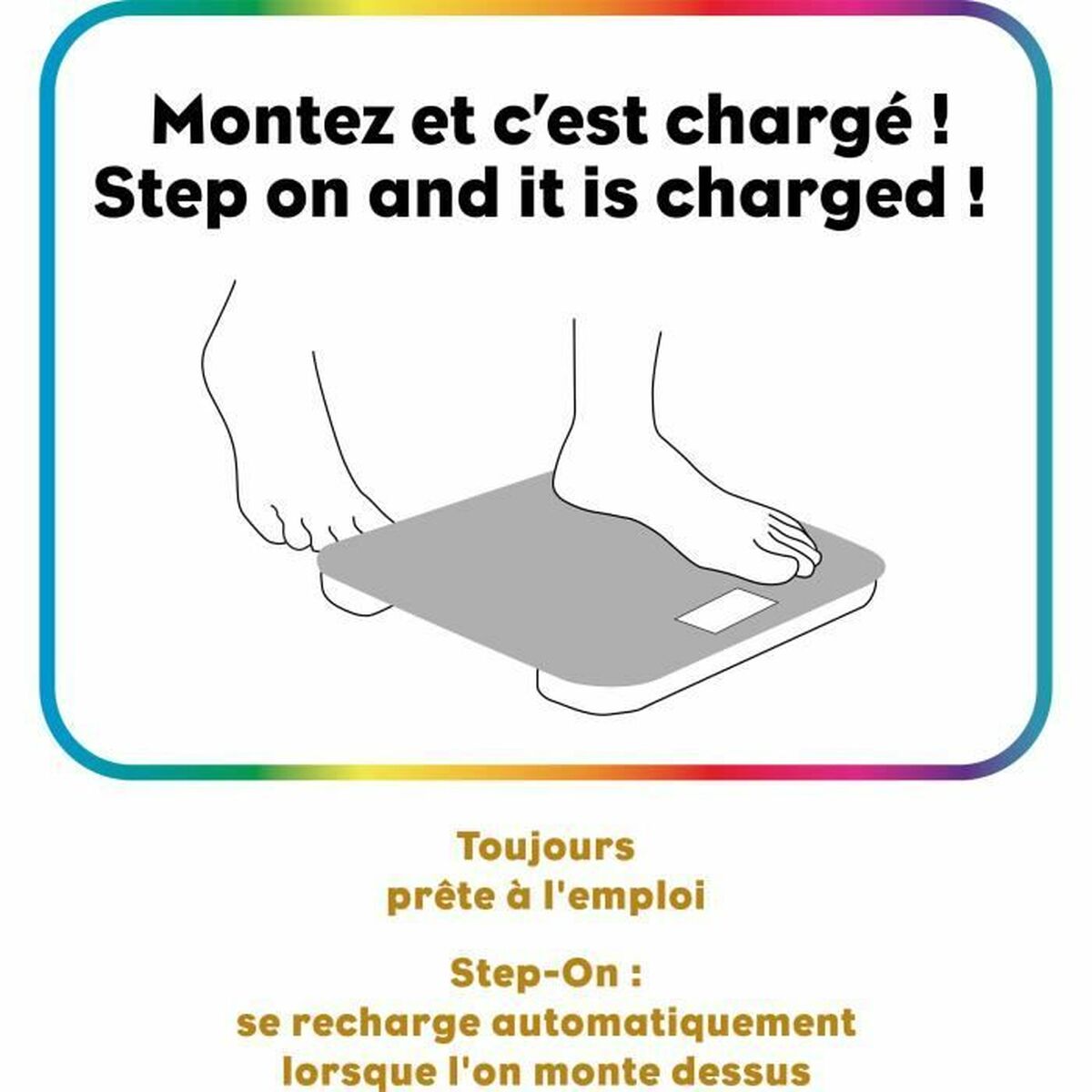 Cântar Digital de Baie Little Balance Kinetic Auto Albastru