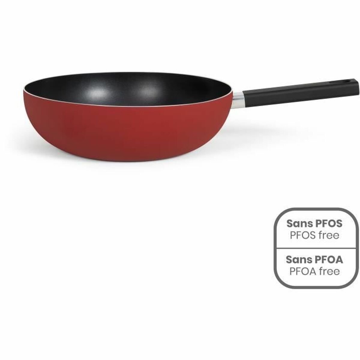 Tigaie Wok Livoo Roșu Aluminiu Ø 32 cm
