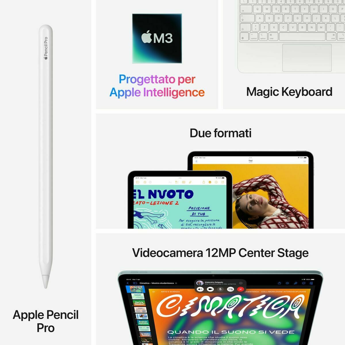 Tabletă Apple starlight 13" M3 8 GB RAM 512 GB