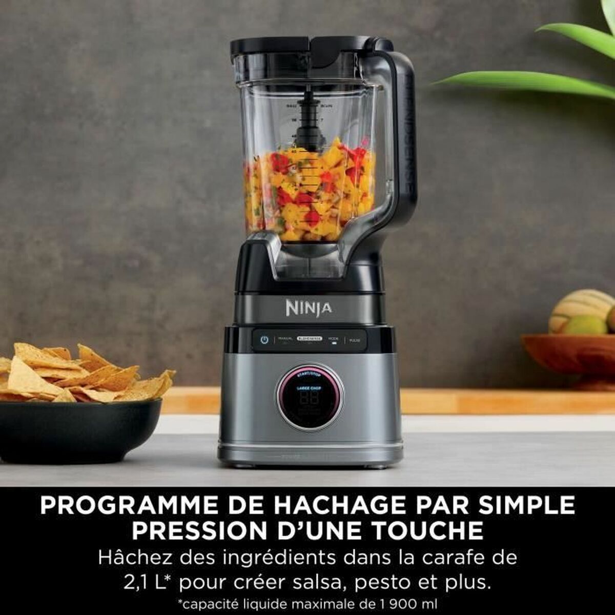 Mixer cu Pahar NINJA Negru Oțel 1200 W 2,1 L