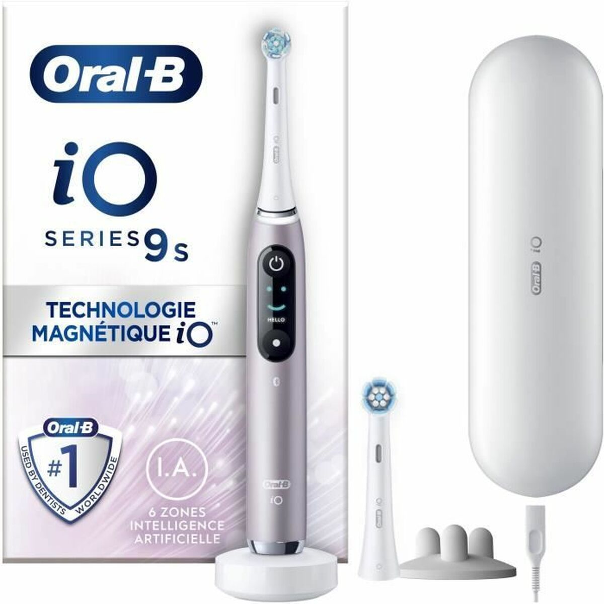Perie de Dinți Electrică Oral-B Serie iO9s (2 Piese) (2 Unități)