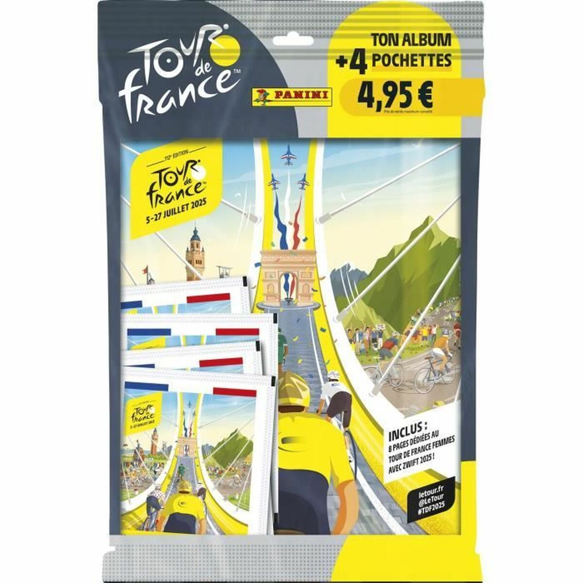 Pachet de autocolante Panini TOUR DE FRANCE 2025