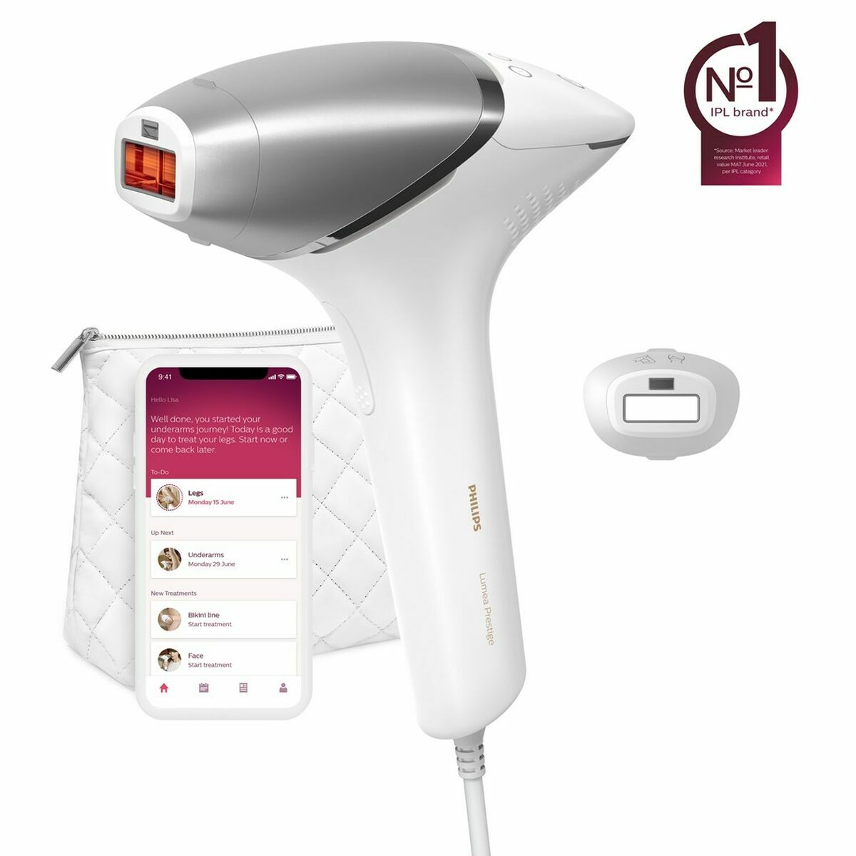 Epilator Electric cu Lumină Pulsată Philips BRI940/00