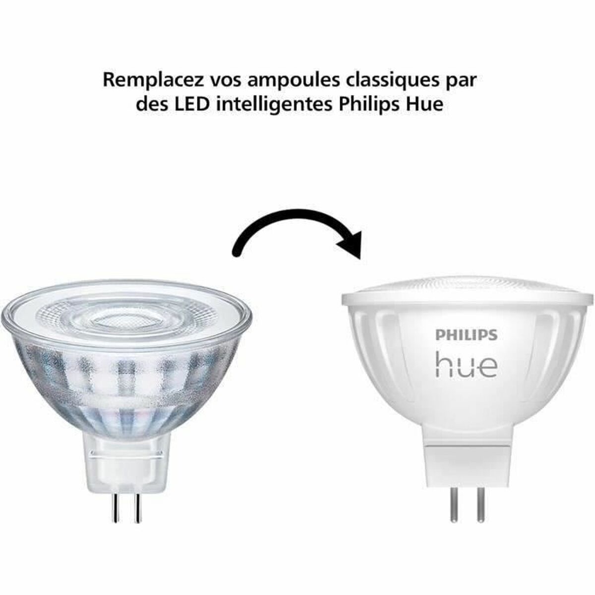 Bec LED Philips Alb G 400 lm 2 Unități (2200K) (6500 K)