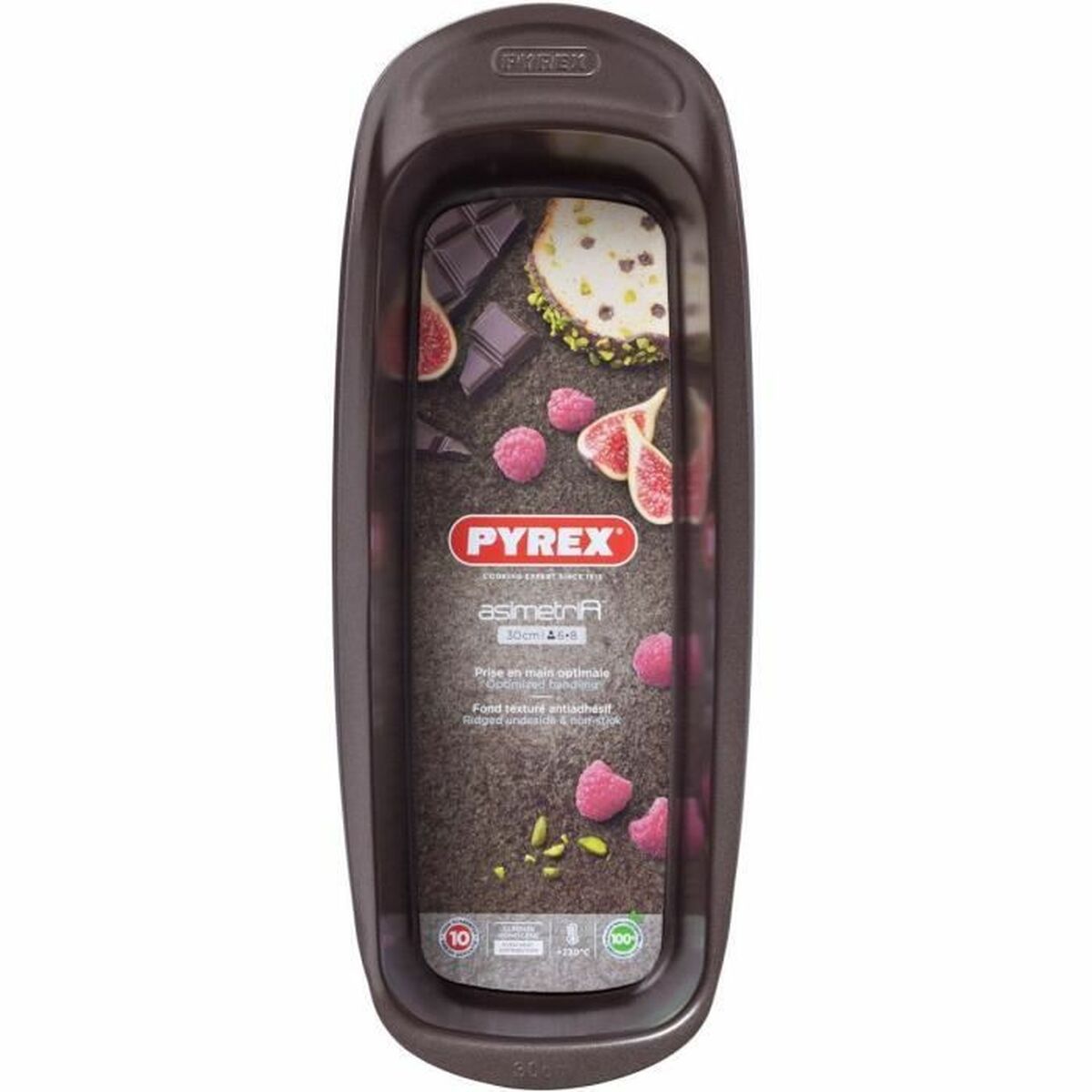Formă pentru patiserie Pyrex Negru Metal
