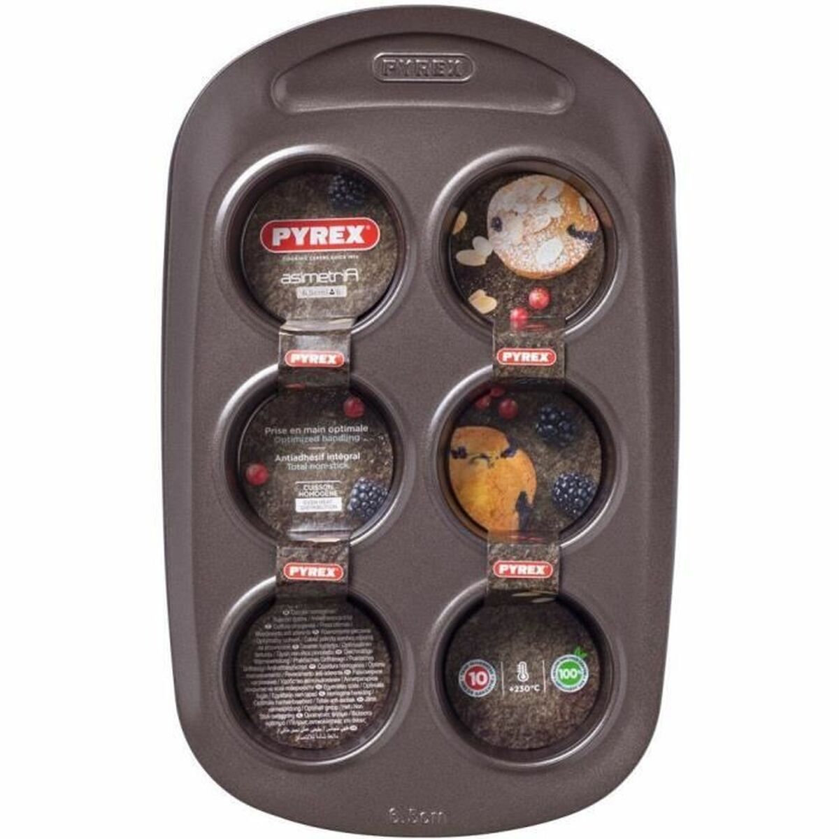 Modele pentru Brioșe Pyrex Maro