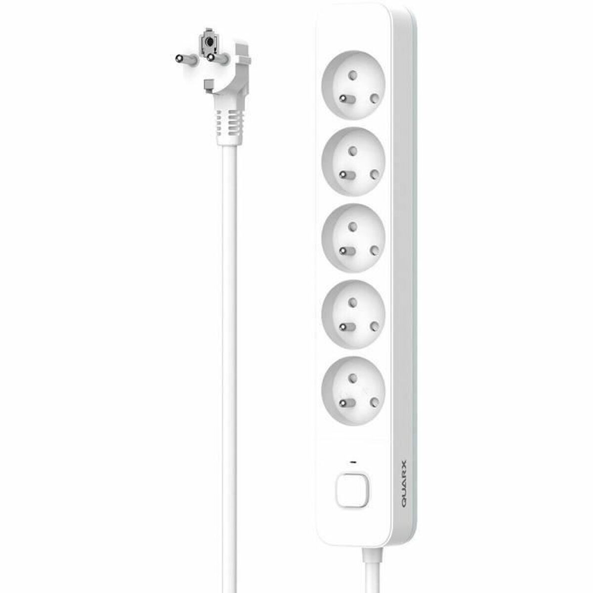 Placă de circuit Prize 5 Puncte de Conectare cu Întrerupător QUARX (3 m)