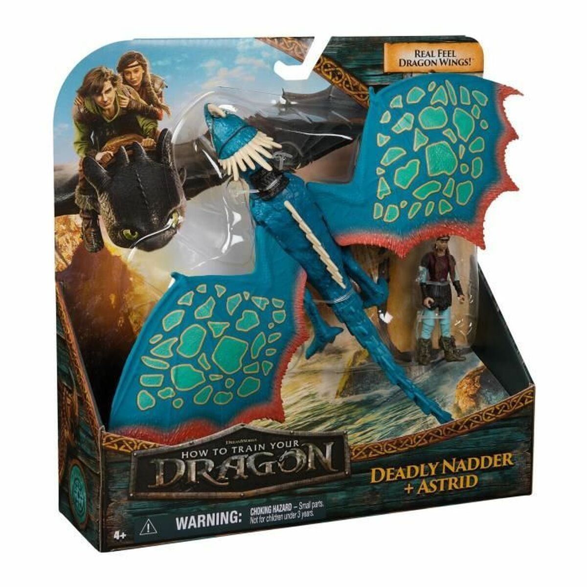 Figurine de Acțiune Spin Master MAESTRO DE GIRO DRAGÓN Y VIKINGO 25 CM STORM