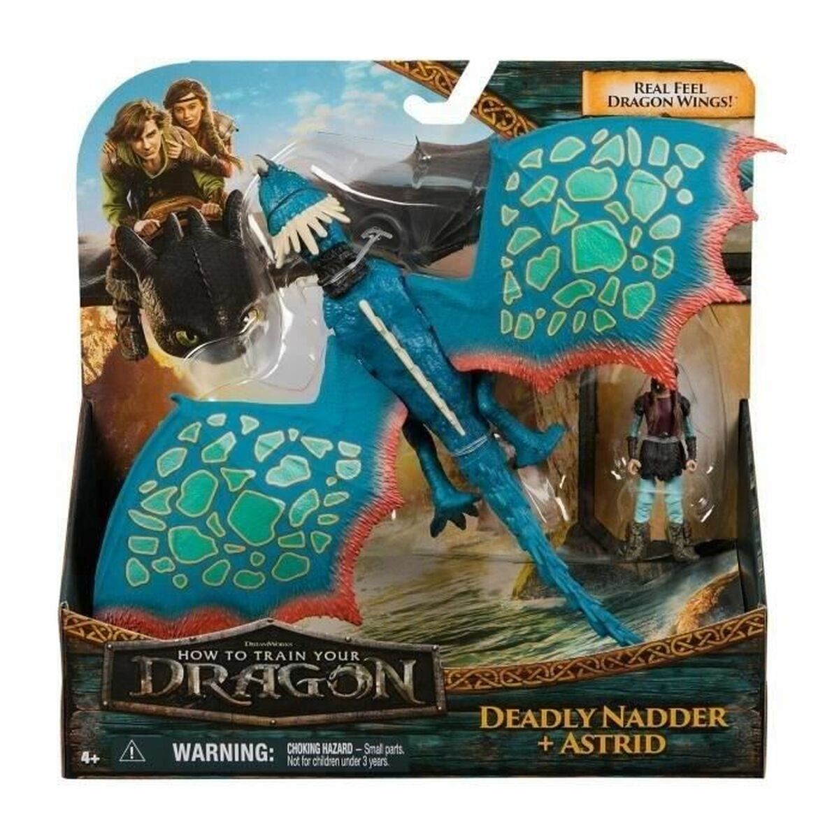 Figurine de Acțiune Spin Master MAESTRO DE GIRO DRAGÓN Y VIKINGO 25 CM STORM